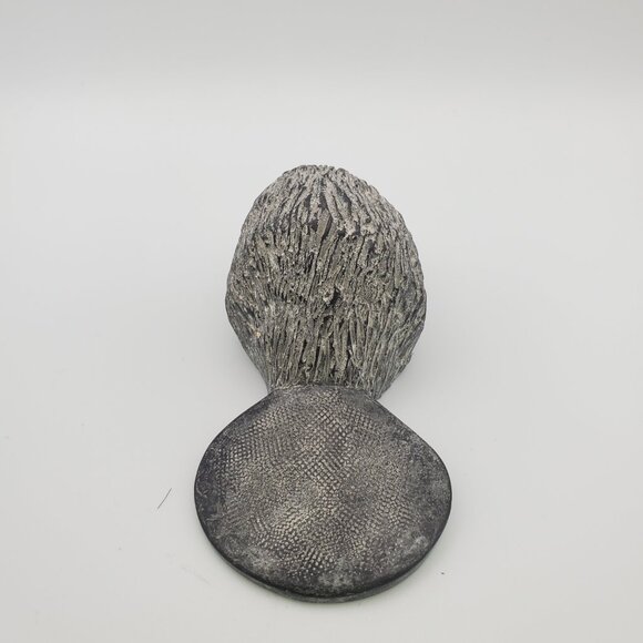 OMG So Cute! Vtg Handmade Soapstone BEAVER Figurine Sculpture Detailed Grey Fur - Picture 6 of 8